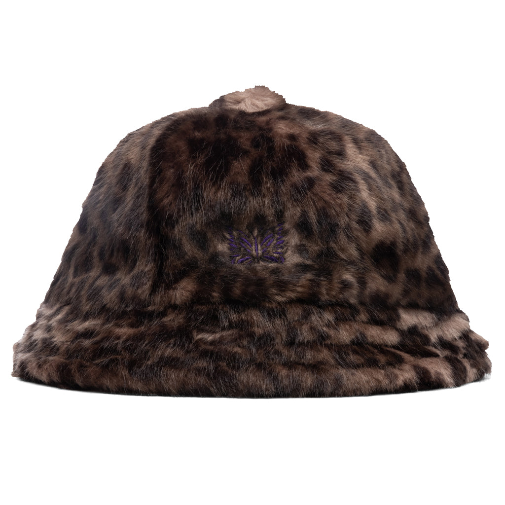 帽子 Needles Bermuda Hat - Faux Fur / Leopard Faux Fur Bermuda Hat - Brown – Feature
