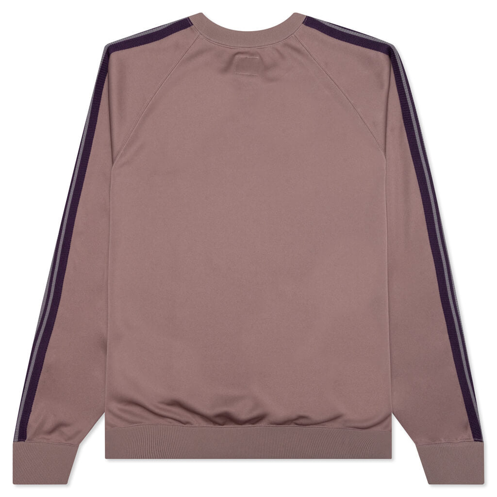 Poly Smooth Track Crew Neck Shirt - Taupe – Feature