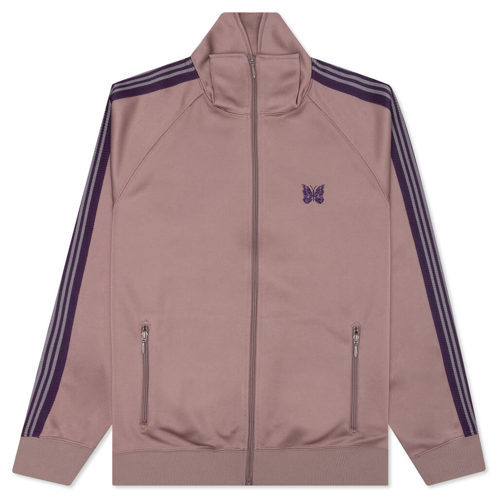 Poly Smooth Track Jacket   Taupe – Feature