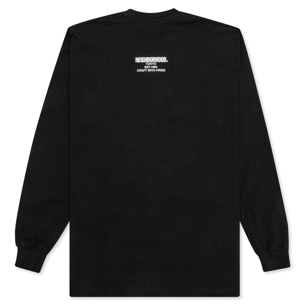 Bones L/S C-Tee - Black