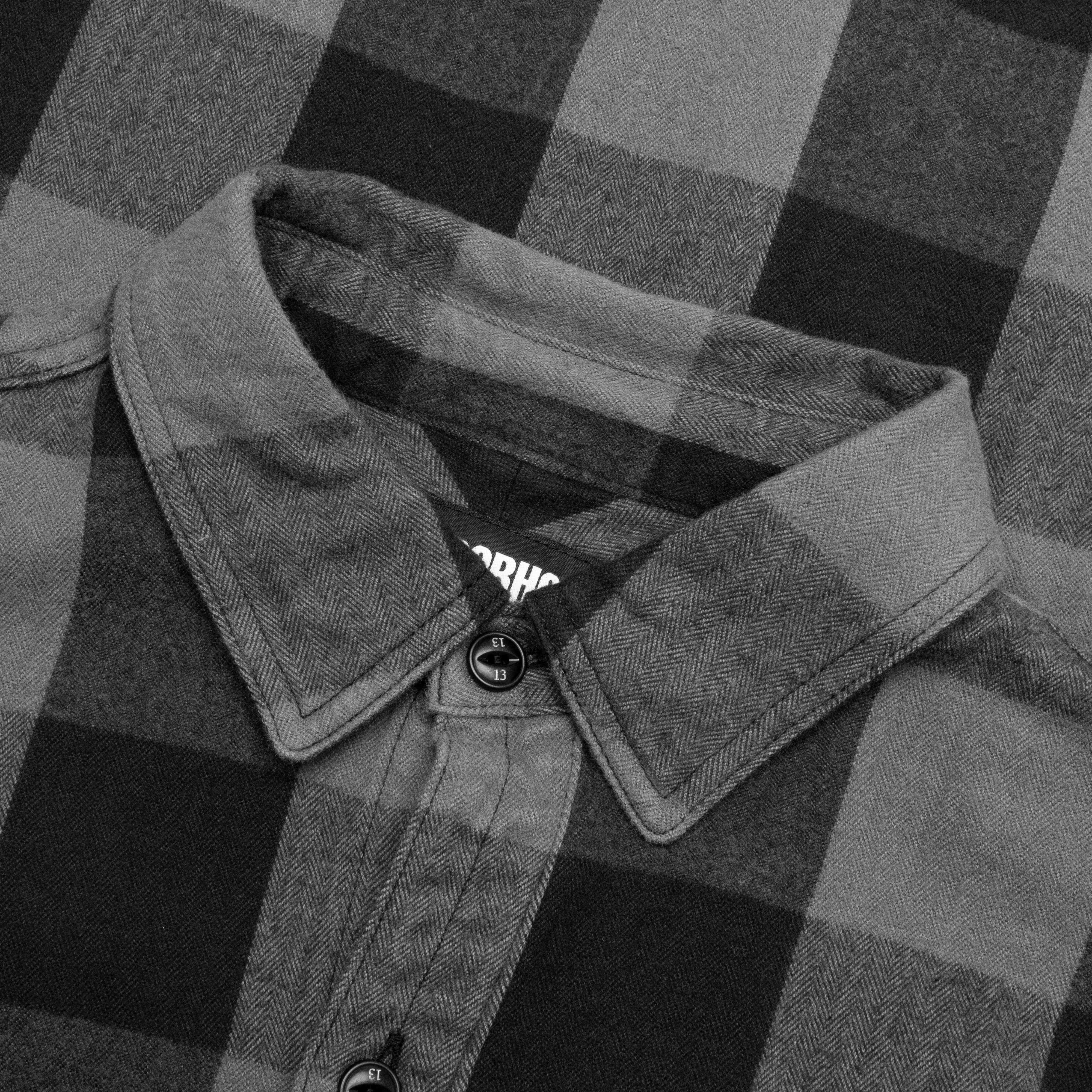 Buffalo Check L/S Shirt - Grey – Feature