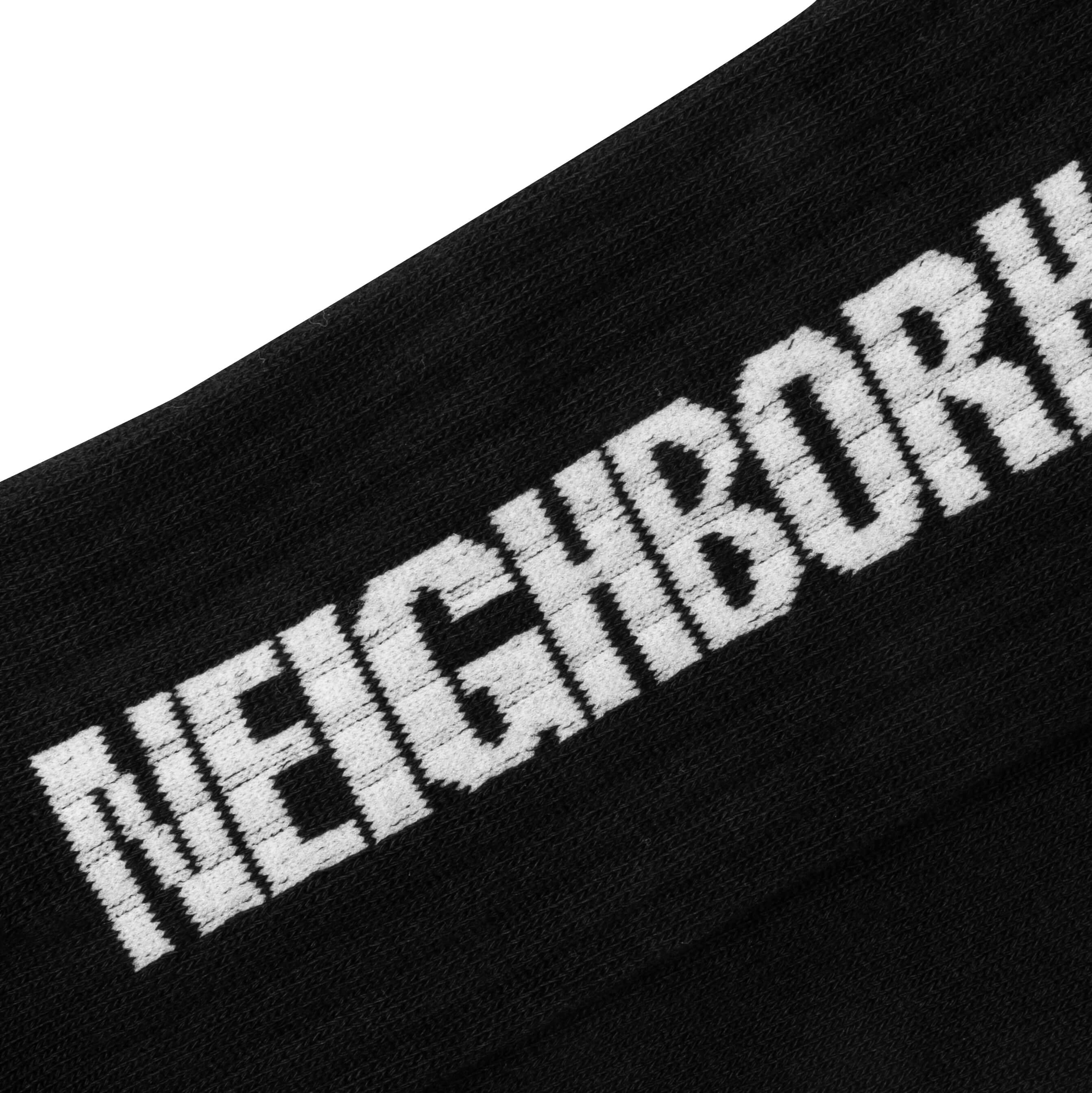 neighborhood ci logo socks black - ソックス