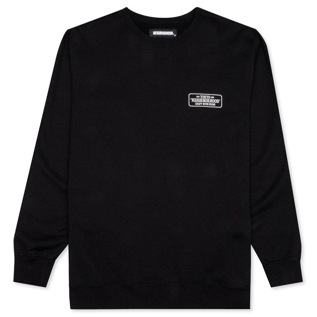 Classic-S C-Crew Sweatshirt - Black