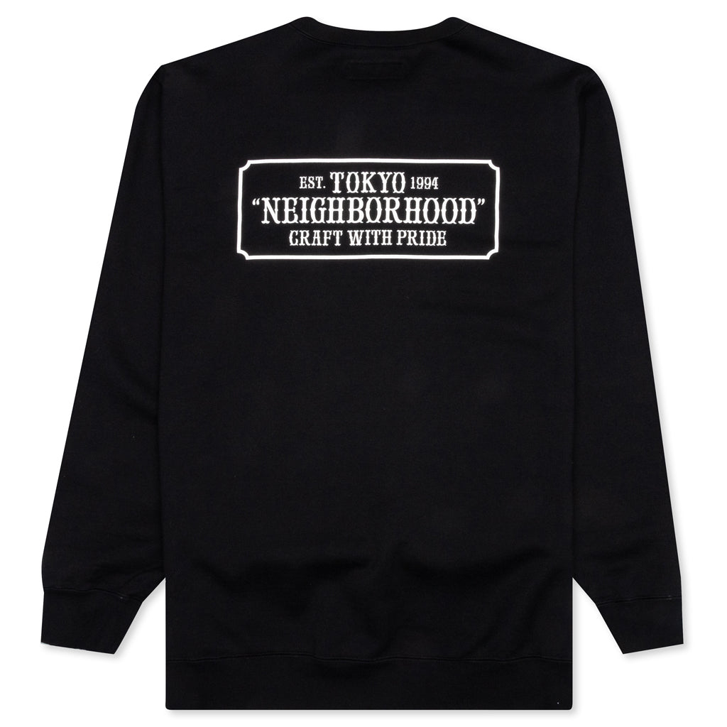 Classic-S C-Crew Sweatshirt - Black – Feature