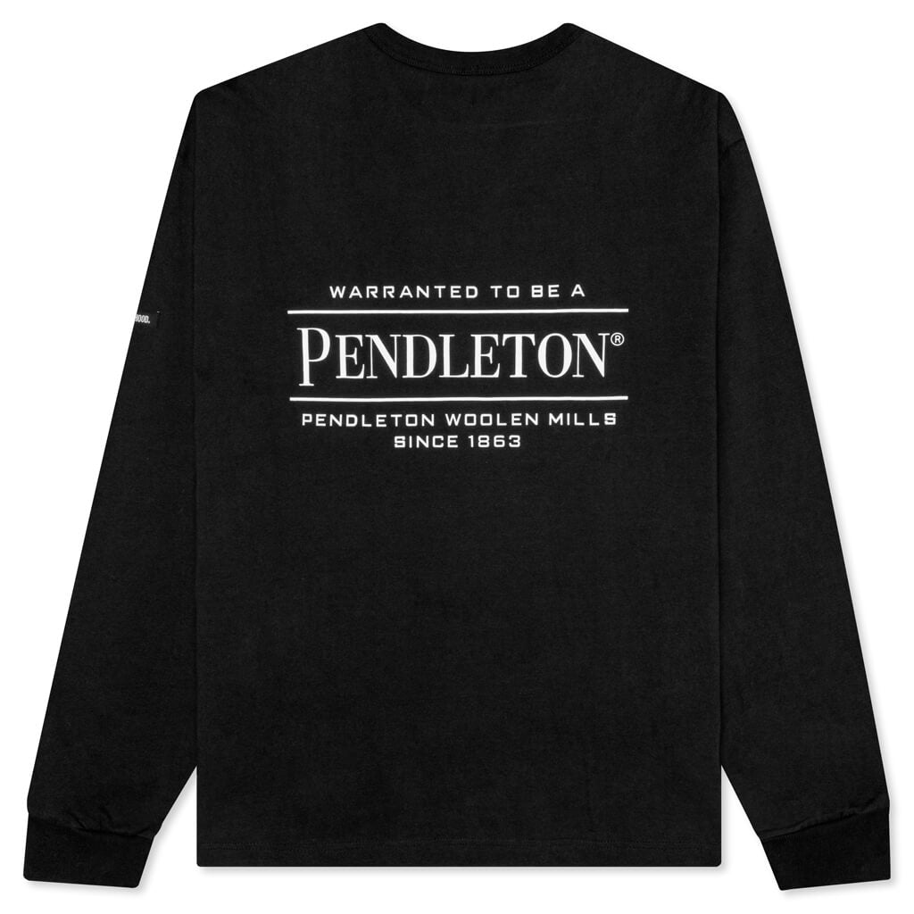 NEIGHBORHOOD PENDLETON CN LS CO BLACK-