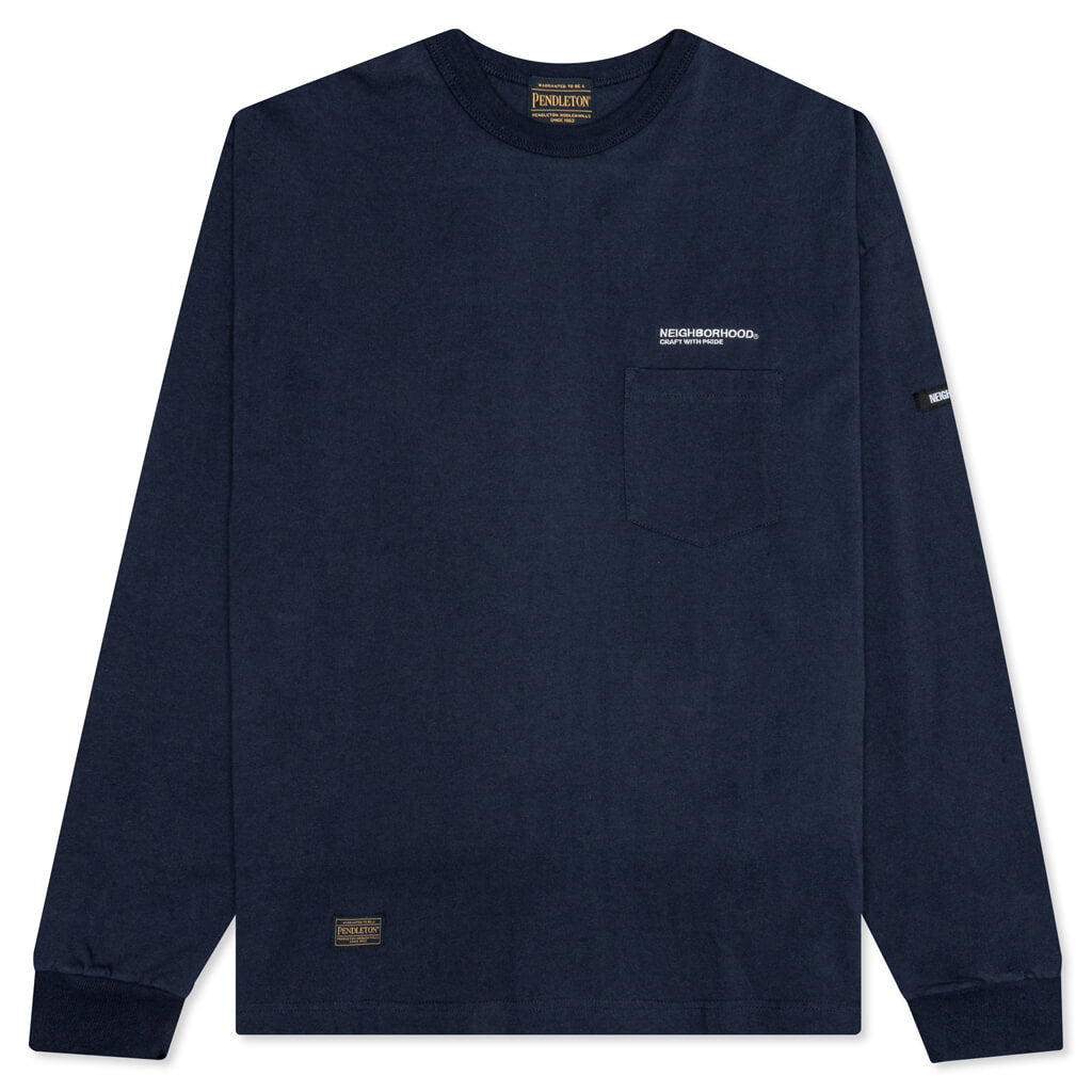 Pendleton .CN .CO L/S Tee - Navy – Feature