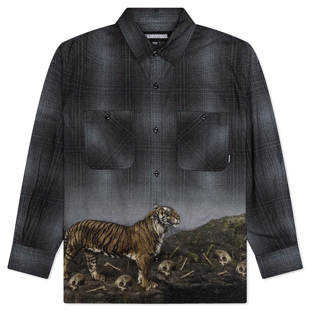 Tiger VE SH L/S CO Shirts - Grey – Feature