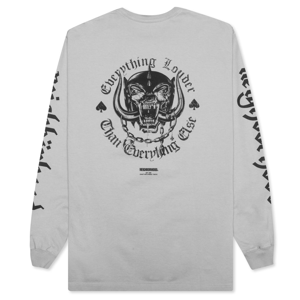 Neighborhood x Motor Head 2 L/S C-Tee - Grey – Feature