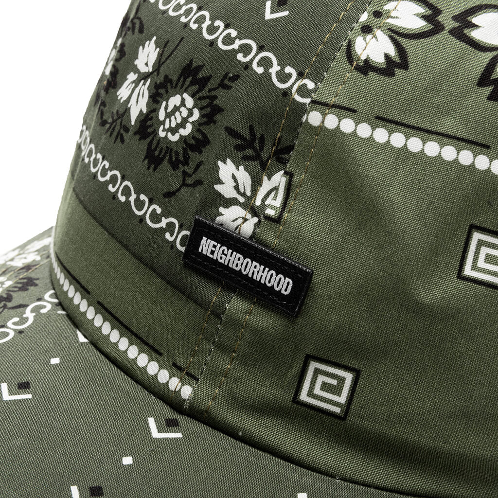 NEIGHBORHOOD BANDANA CAP Bandana Chopped ⁄ C-Cap - Olive Drab