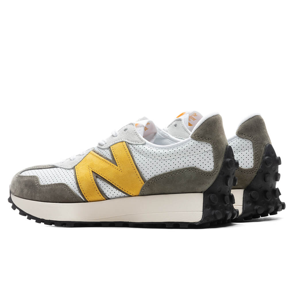 new balance 327 cream green