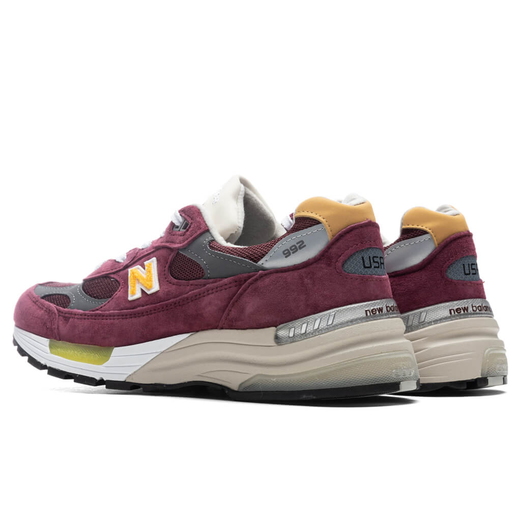 New balance maroon sale and gold