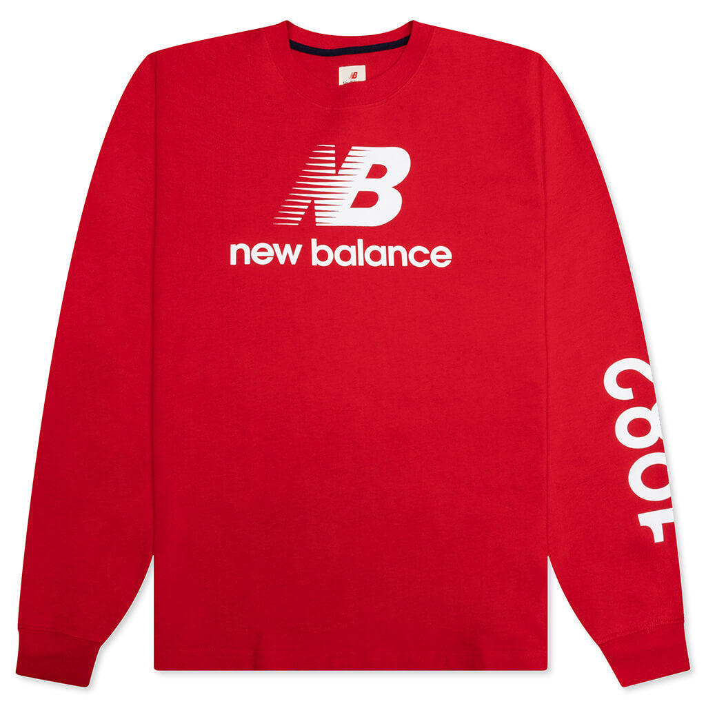 New balance outlet red sweatshirt