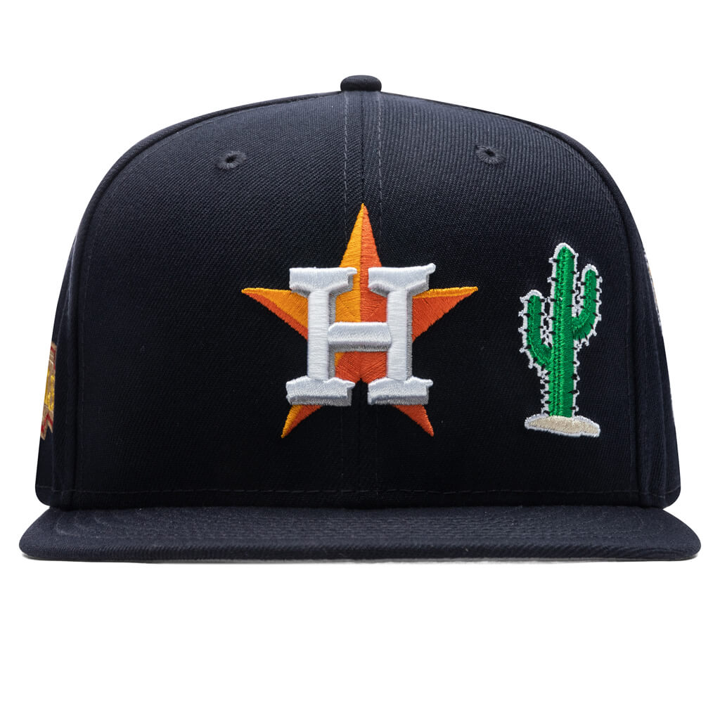 Caps Houston Astros Corduroy Flush 59Fifty Black Fitted - New Era