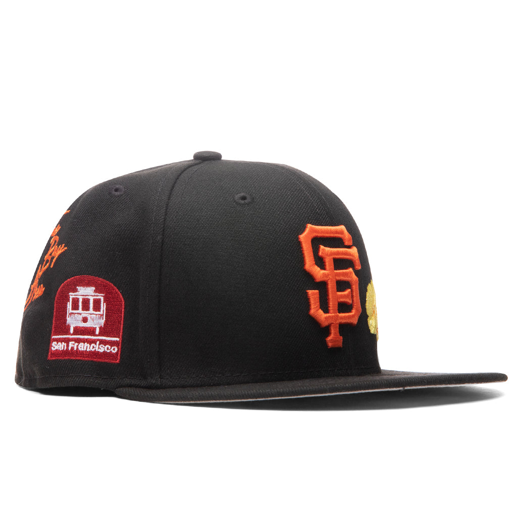 New Era Men's New Era Gray San Francisco Giants Retro G Low Profile 59FIFTY  Fitted Hat