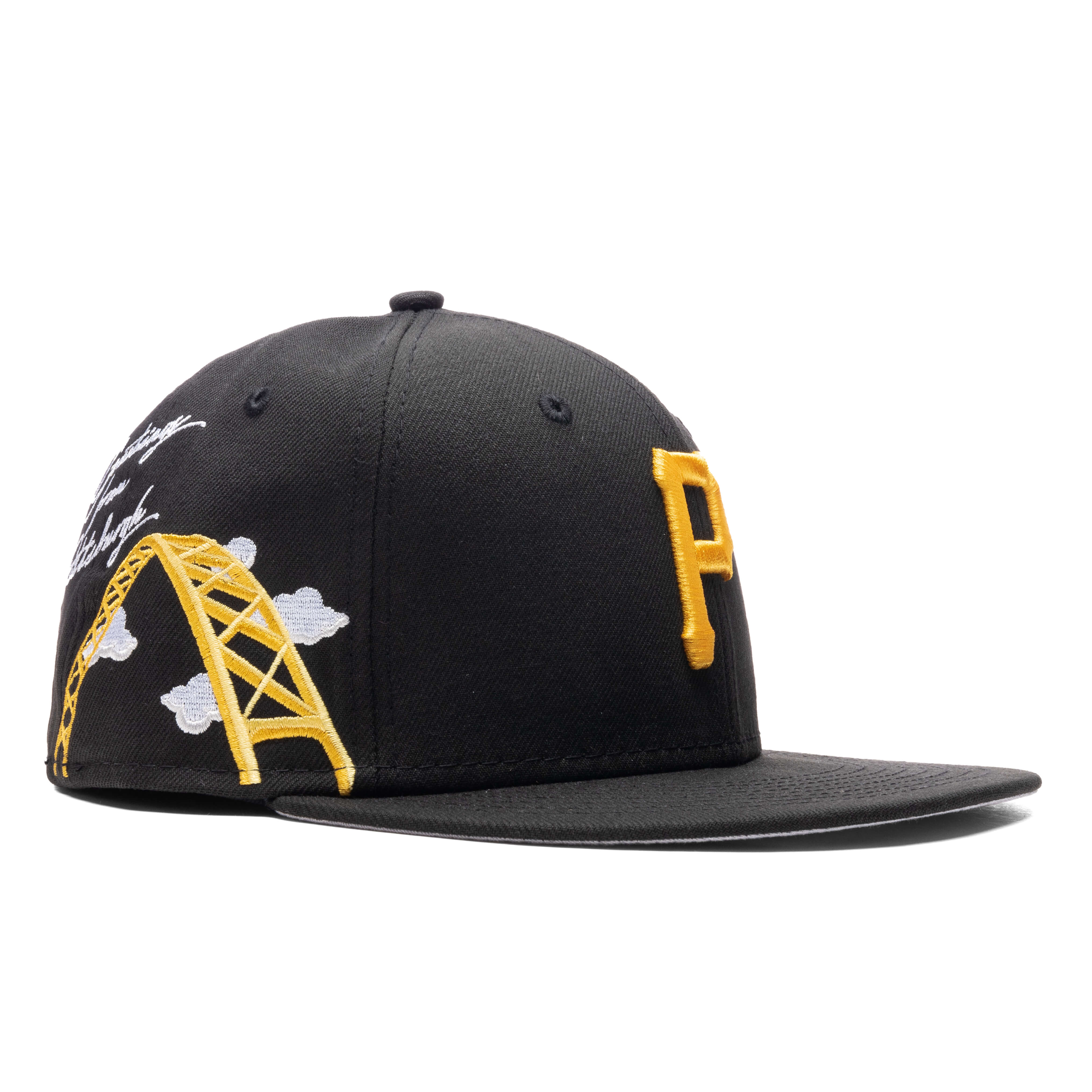 Pittsburgh Pirates New Era Optic 59FIFTY Fitted Hat - White/Black