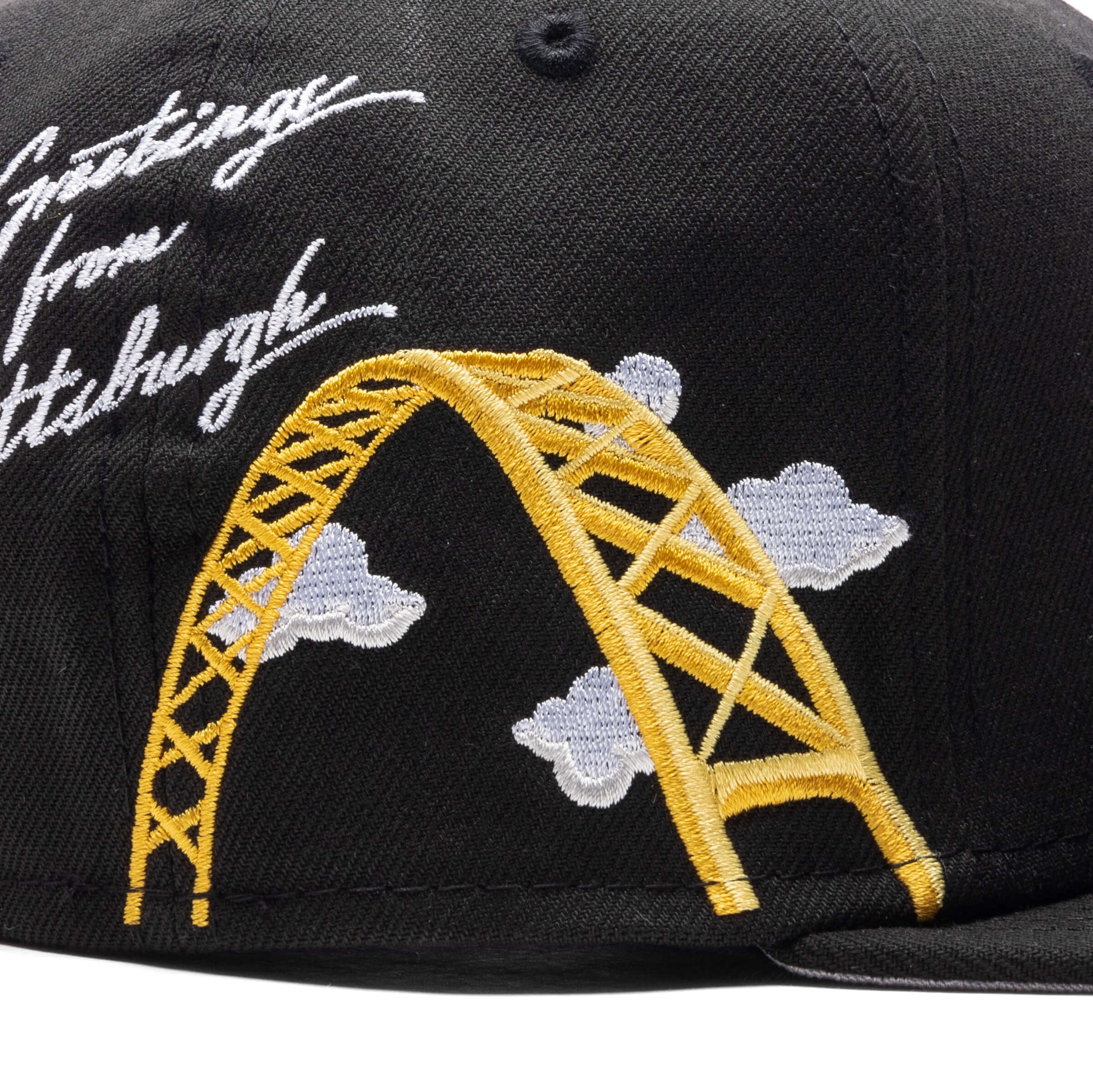 Men's New Era Stone/Gold Pittsburgh Pirates Retro 59FIFTY Fitted Hat