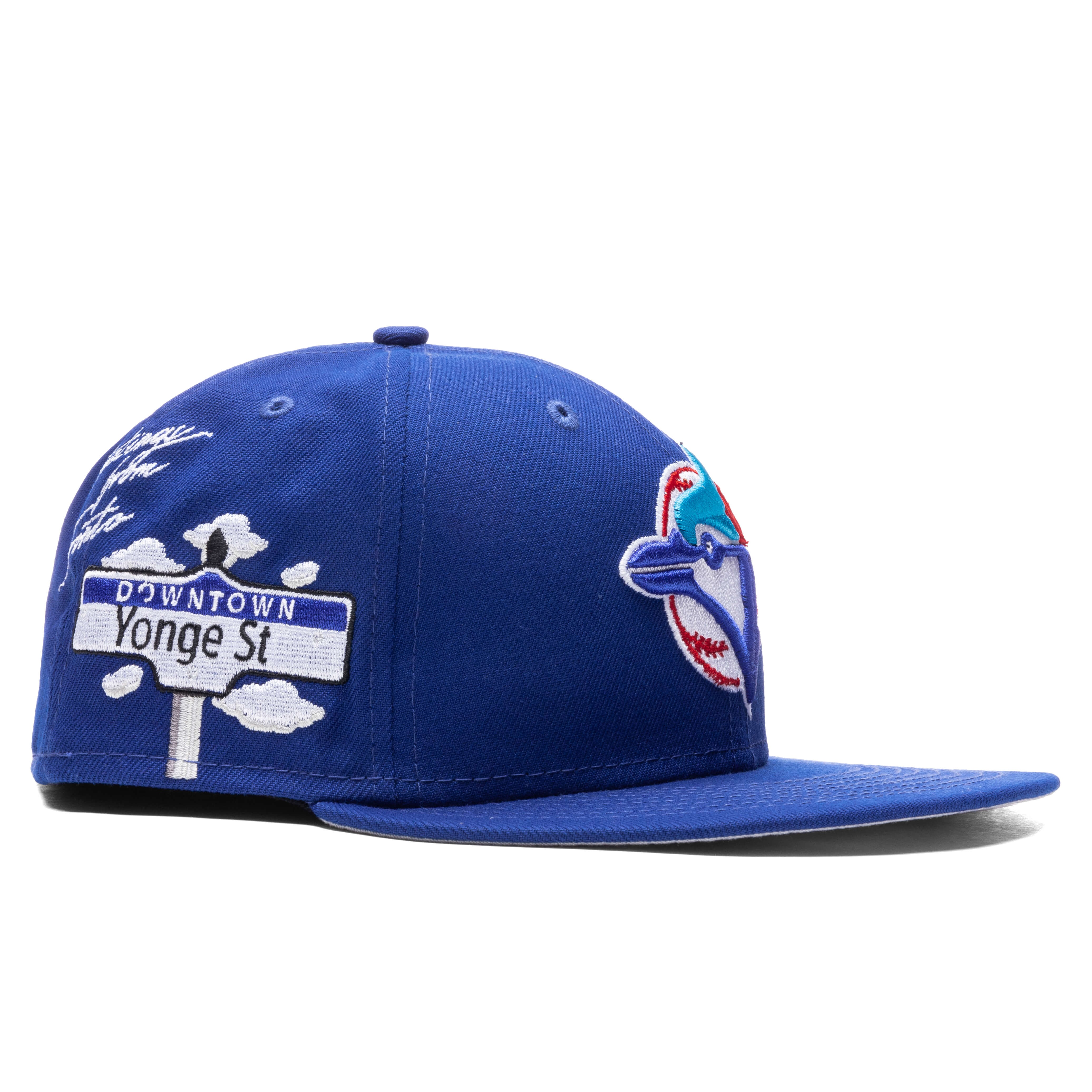 New Era 59FIFTY Toronto Blue Jays Cloud Undervisor Fitted Hat Royal Blue