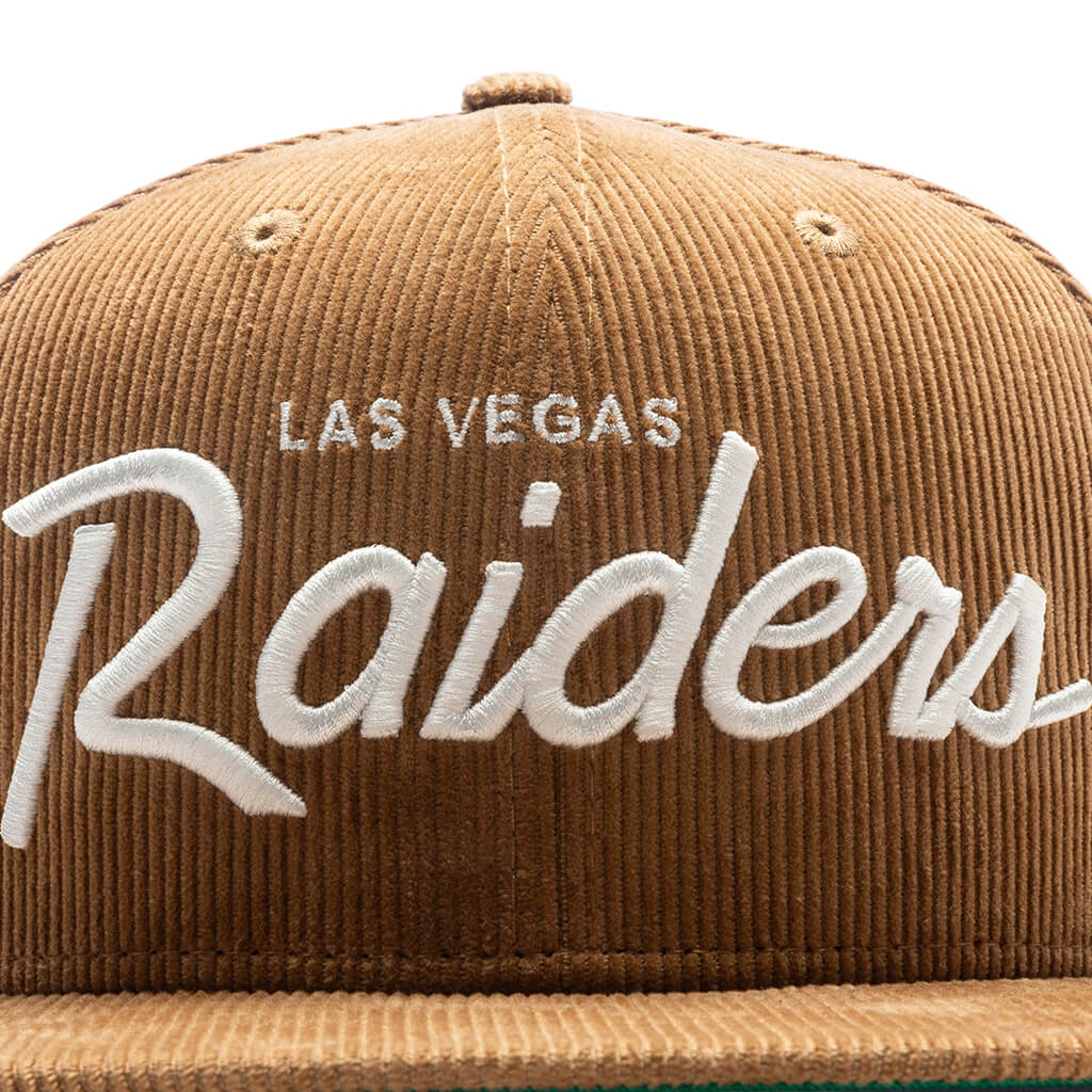 My first Las Vegas Raiders hat with Old English LV in corduroy! Thank