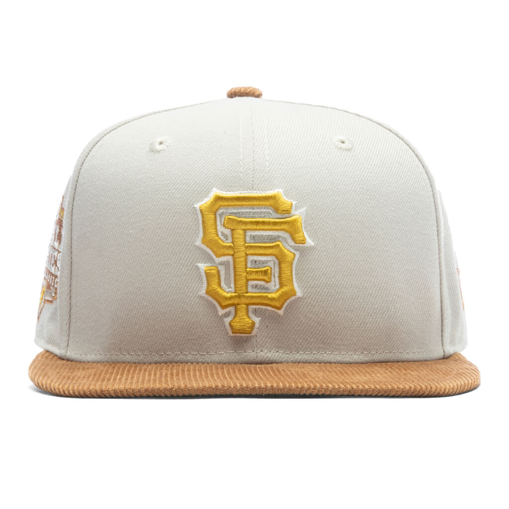 San Francisco Giants New Era Cord Classic Snapback Cap Hat Black Orange