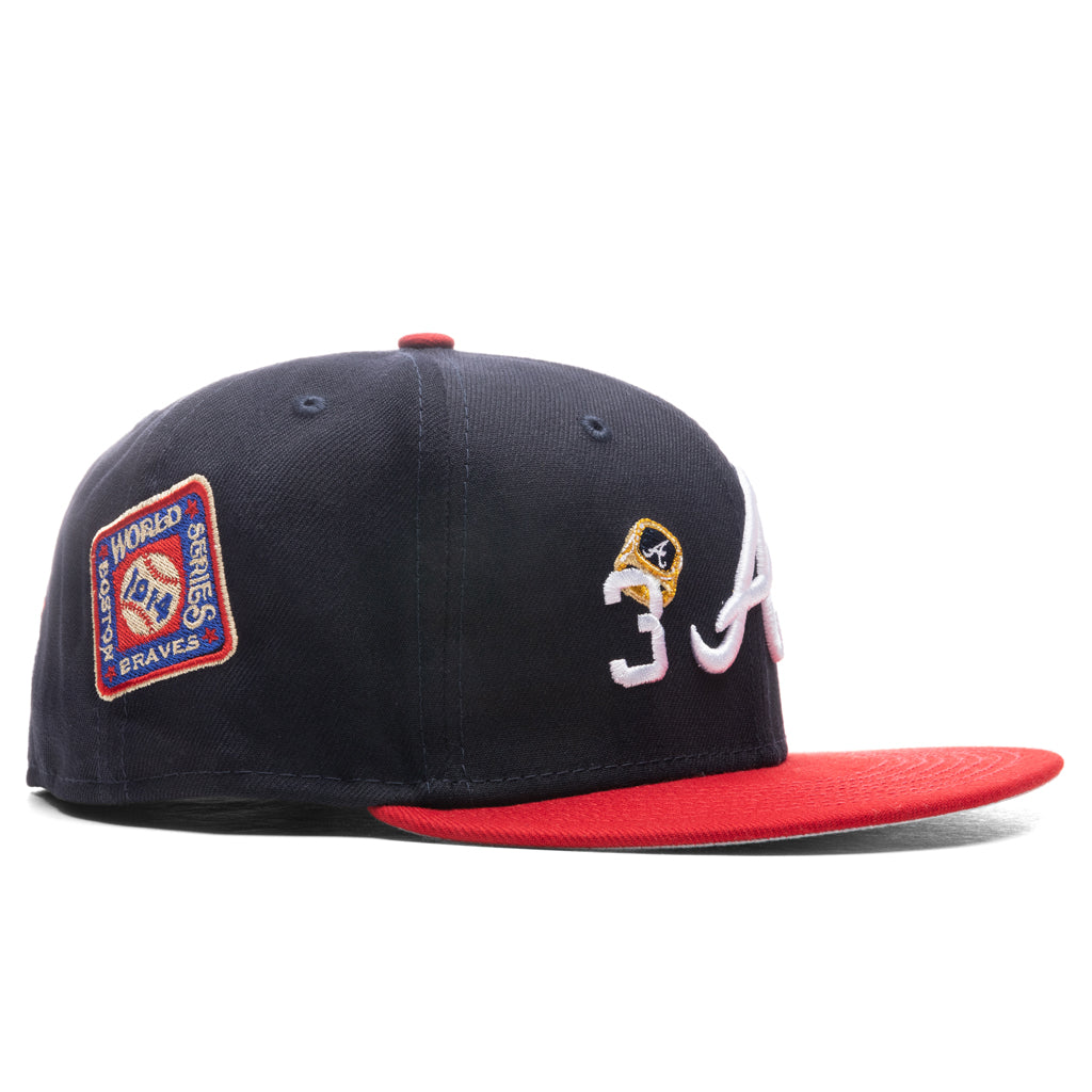 Atlanta Braves Gold 2021 World Series Championship 59Fifty Fitted