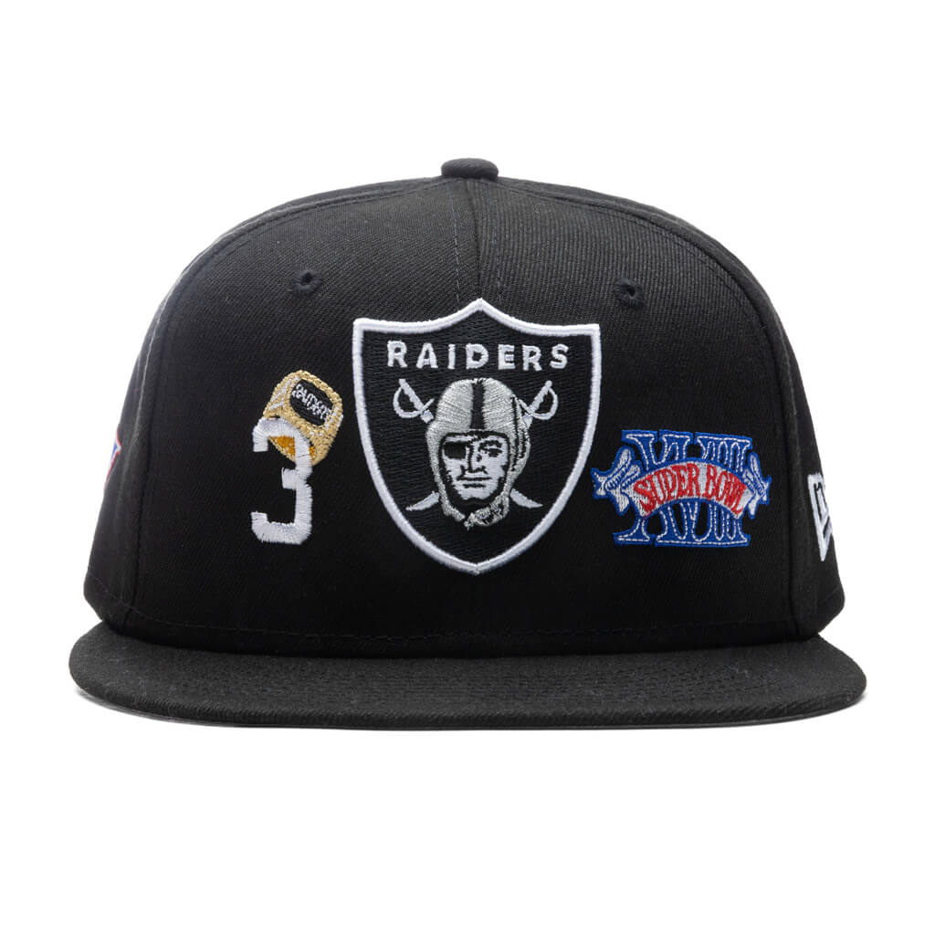 Las Vegas Raiders Count The Rings 59Fifty Fitted (Black) – West Wear