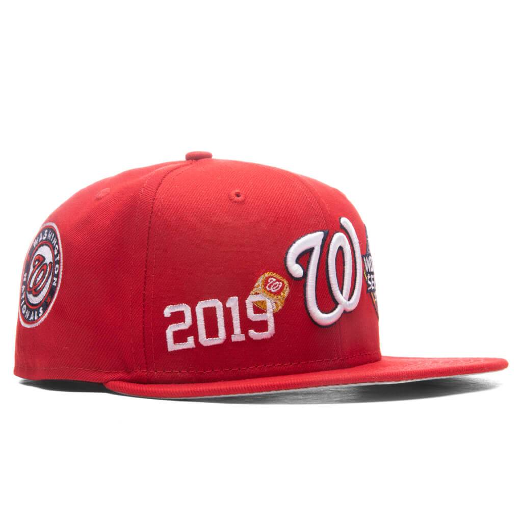 Red Washington Nationals 2019 World Series Champions Ring New Era 59Fifty  Fitted