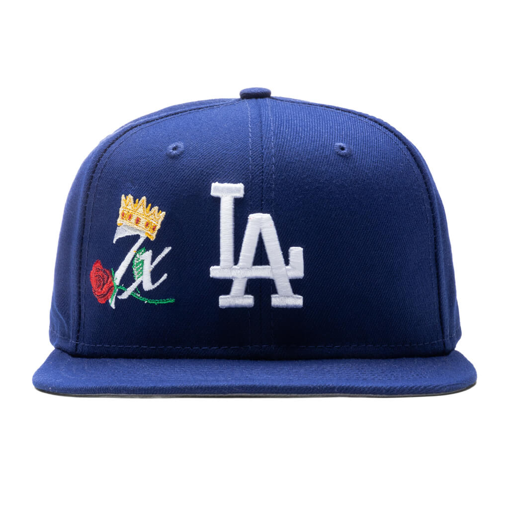 LOS ANGELES DODGERS ROYAL HISTORIC WORLD CHAMPIONS NEW ERA FITTED