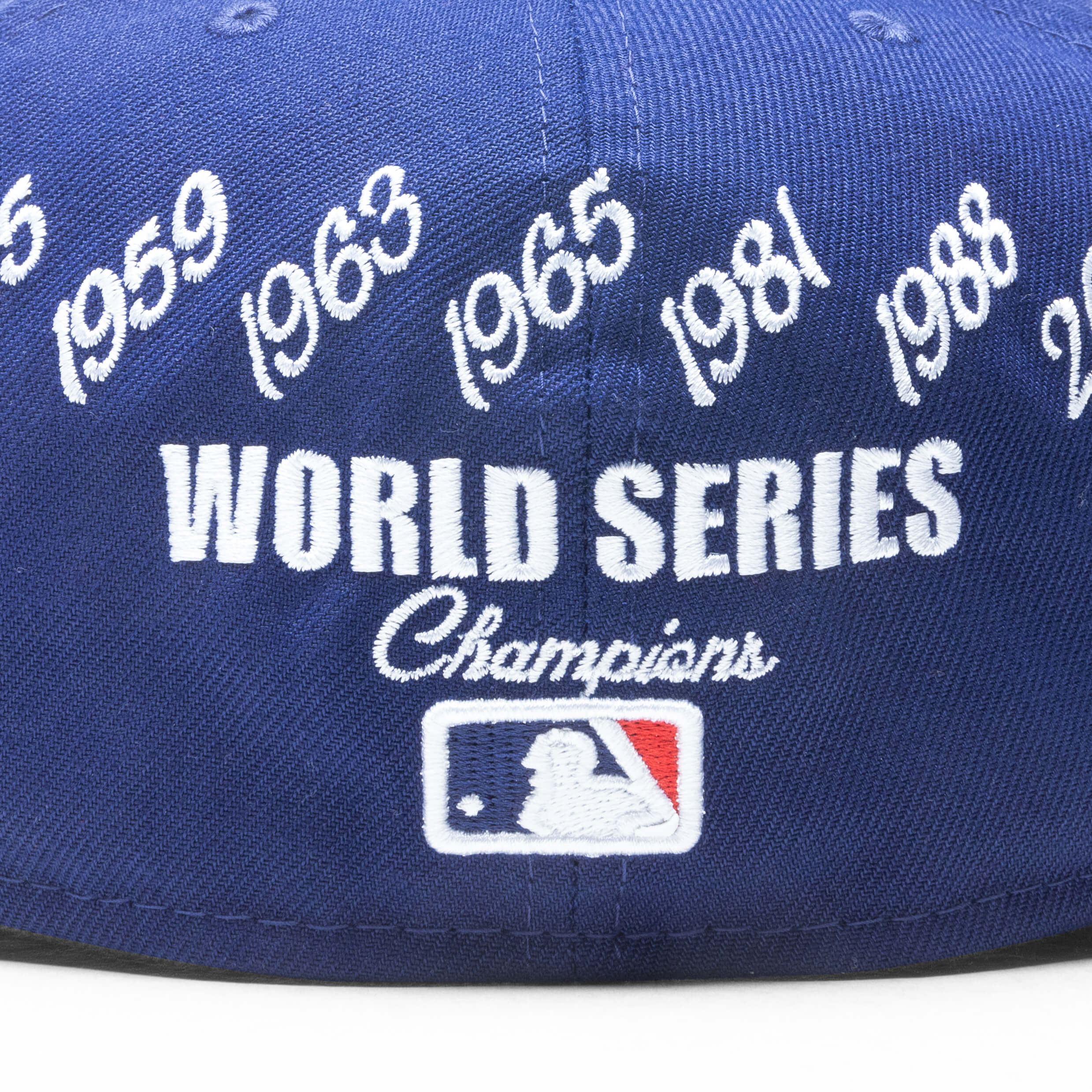 Polar Lights Royal Blue Los Angeles Dodgers Lavender Bottom 1988 World Series Side Patch New Era 59FIFTY Fitted 7 1/8