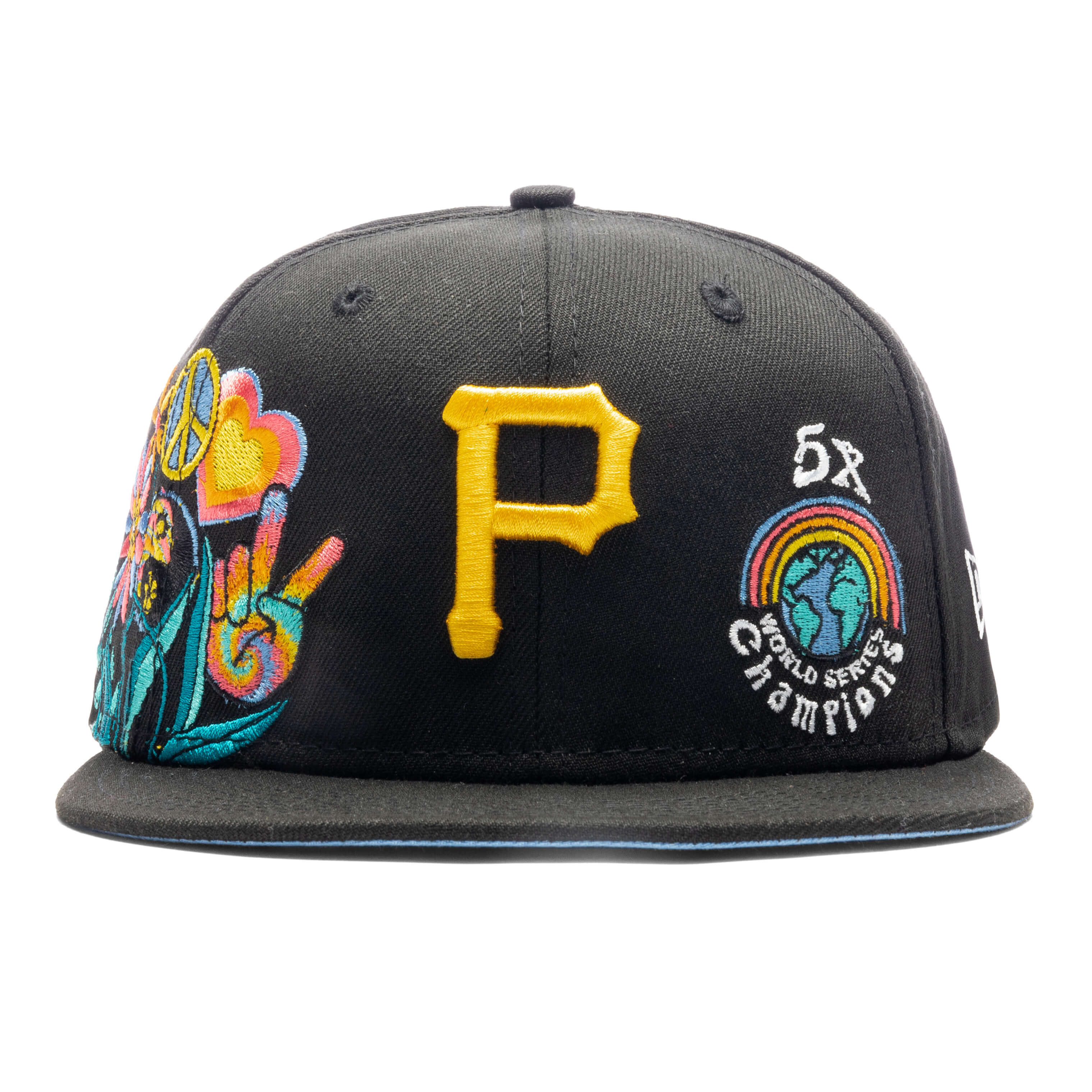 Pittsburgh Pirates GROOVY Black Fitted Hat by New Era