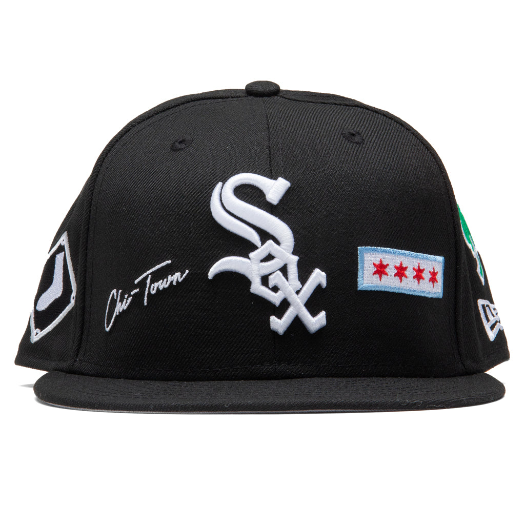 New Era Chicago White Sox Polartec 59FIFTY Fitted Hat Black