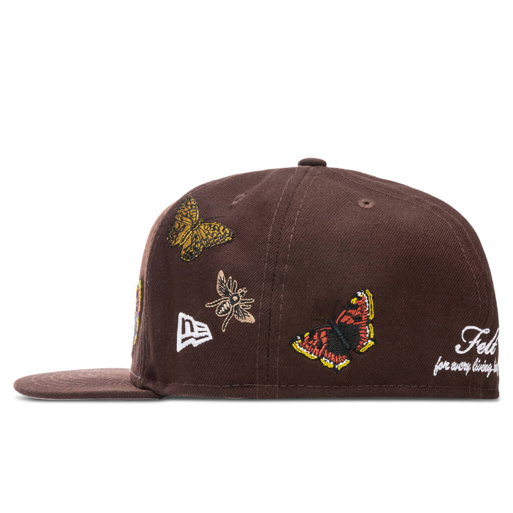 Official New Era San Diego Padres MLB Butterfly Gold 59FIFTY