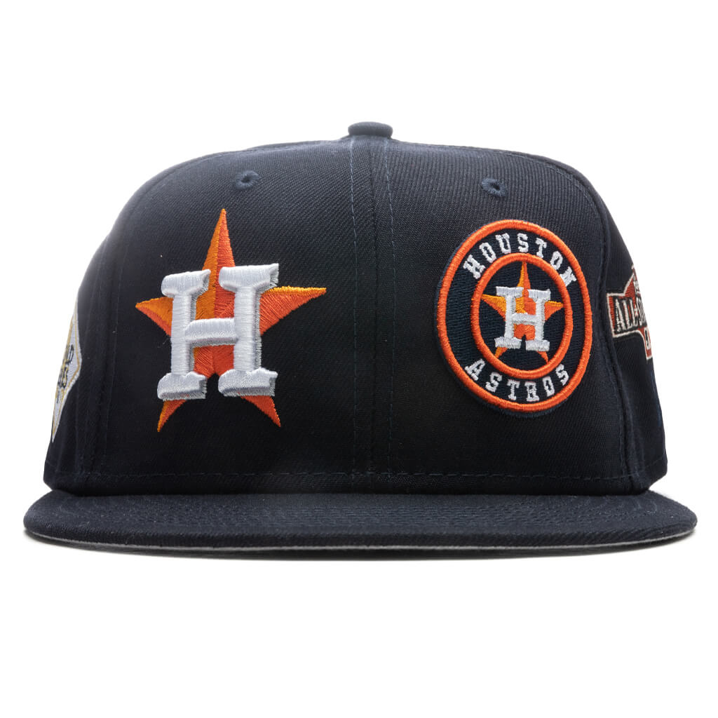 Black Houston Astros Patch Pride 59FIFTY New Era Fitted Hat