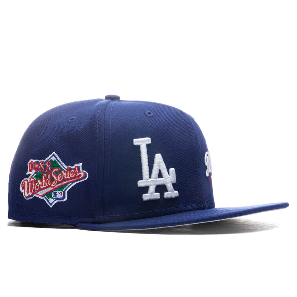 Royal Blue Los Angeles Dodgers Team Patch Pride New Era 59FIFTY Fitted 7 3/8