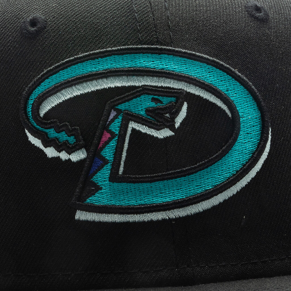 Arizona Diamondbacks New Era Green Undervisor 59FIFTY Fitted Hat - Light  Blue/Navy