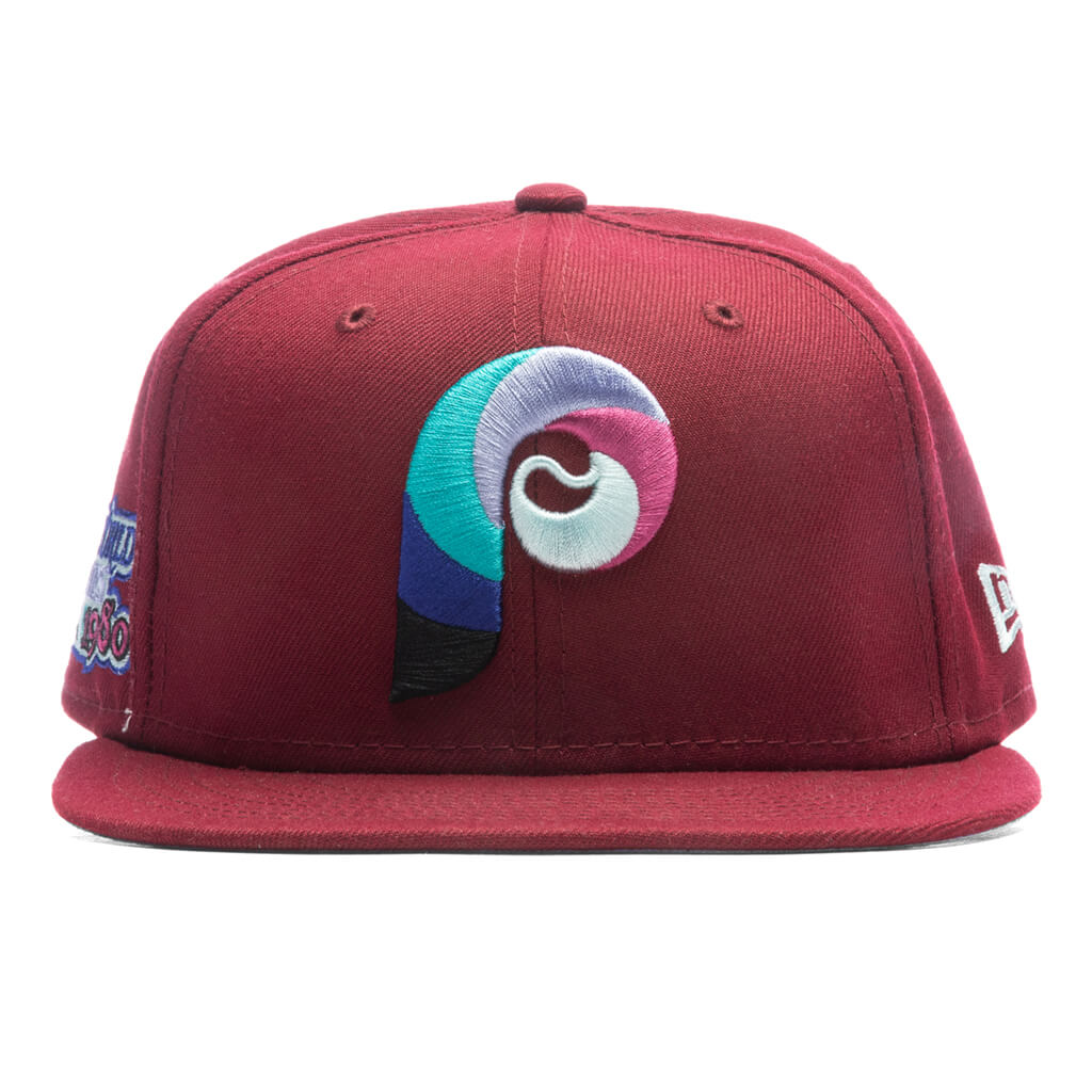 Philadelphia Phillies New Era 1980 World Series Two-Tone 59FIFTY Fitted Hat  - White/Maroon