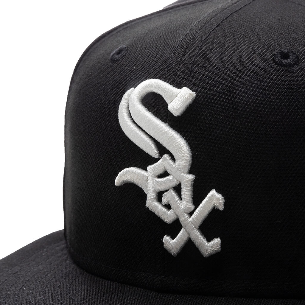 Chicago White Sox Pro Standard 2005 World Series City Double Patch Logo Snapback Hat - Black