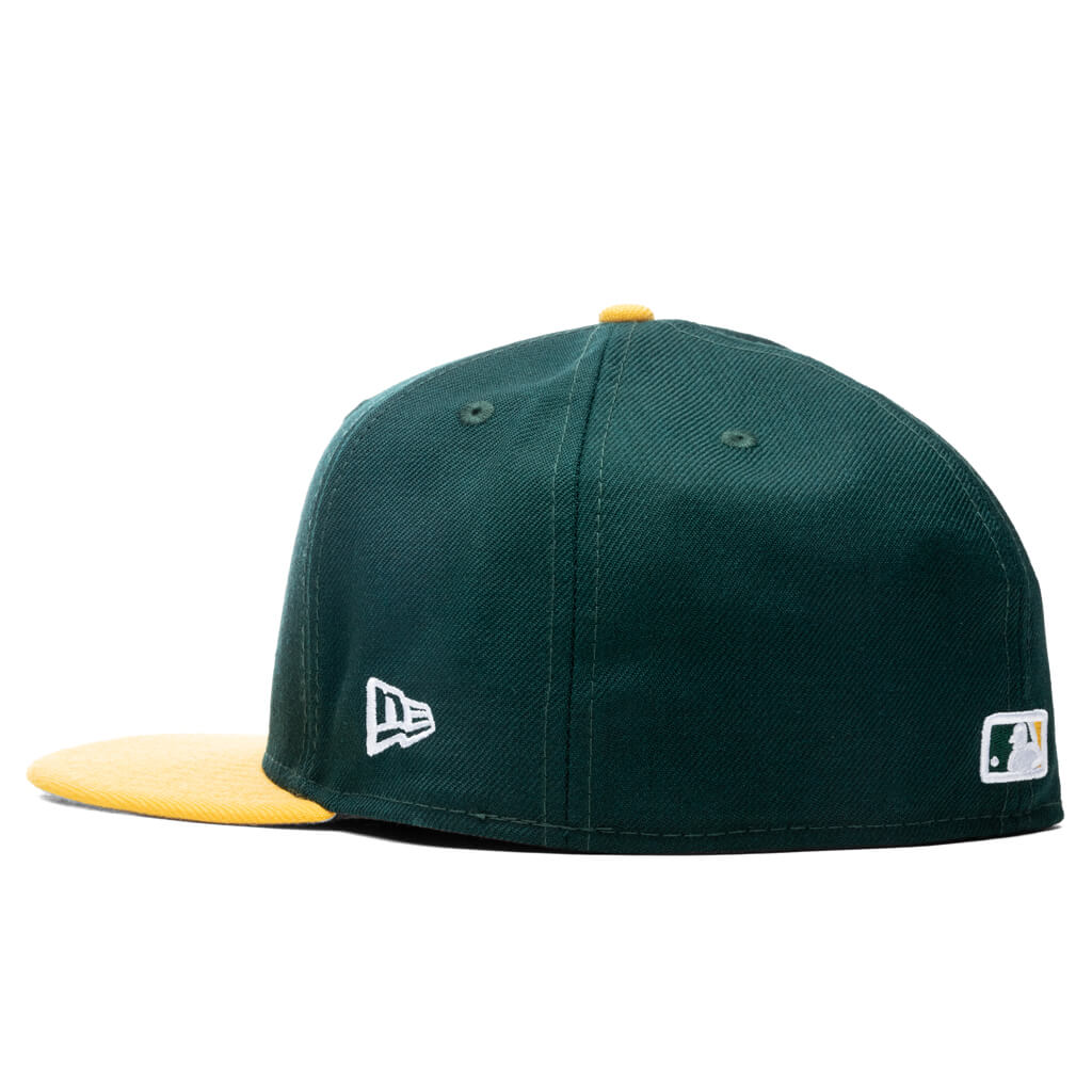 Official New Era MLB Heritage Varsity Oakland Athletics Dark Green