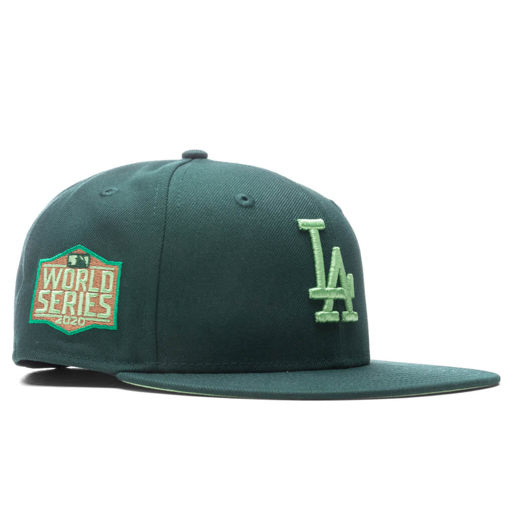 New Era Los Angeles Dodgers Scarlet Bottom 59FIFTY Fitted Black/Scarlet