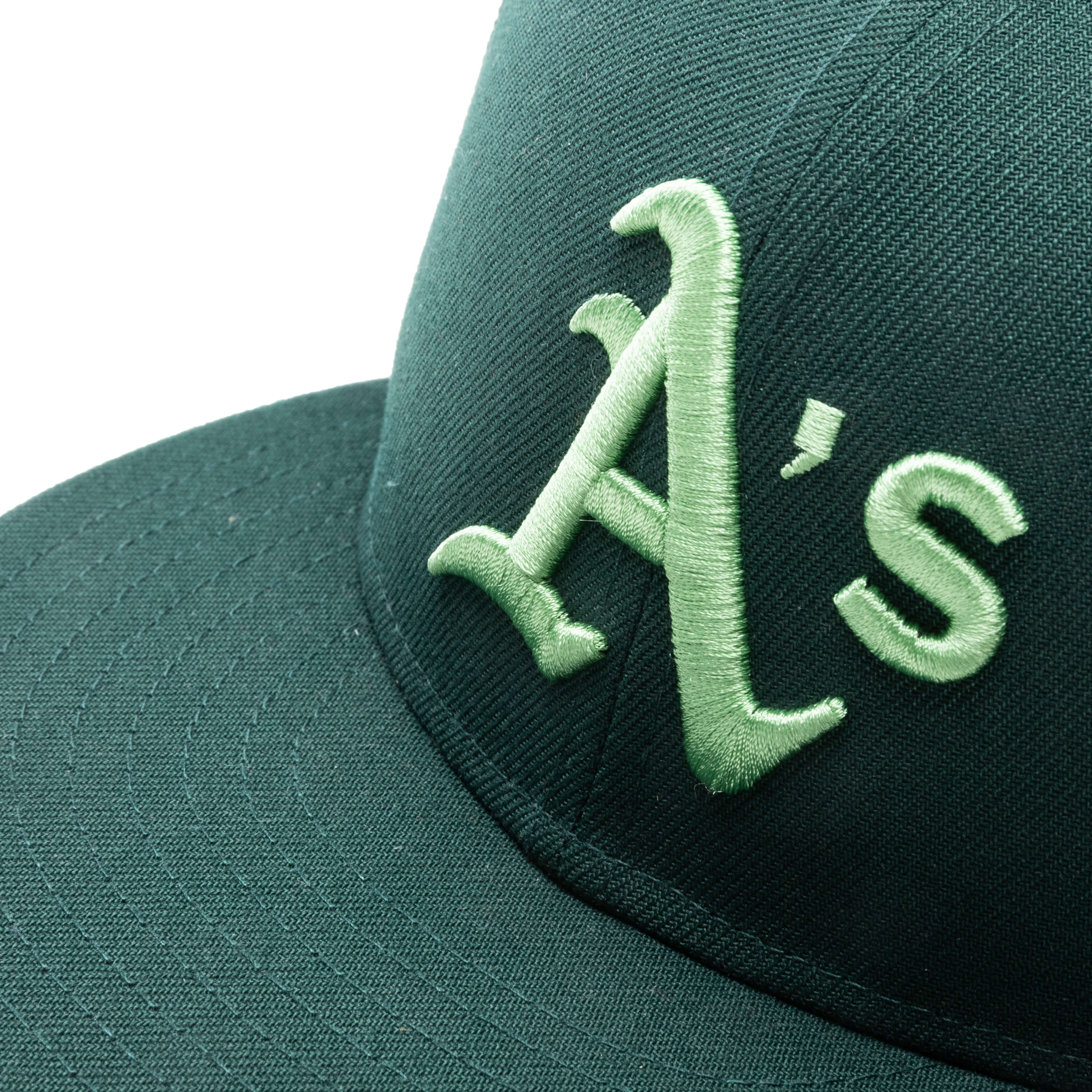 Oakland Athletics New Era Dark Green/Pink Bottom With 1989 World