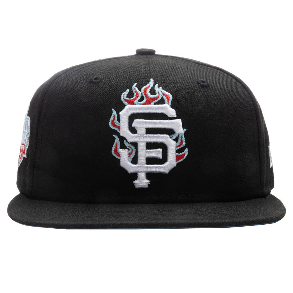 Black San Francisco Giants Team Patch Pride New Era 59fifty Fitted