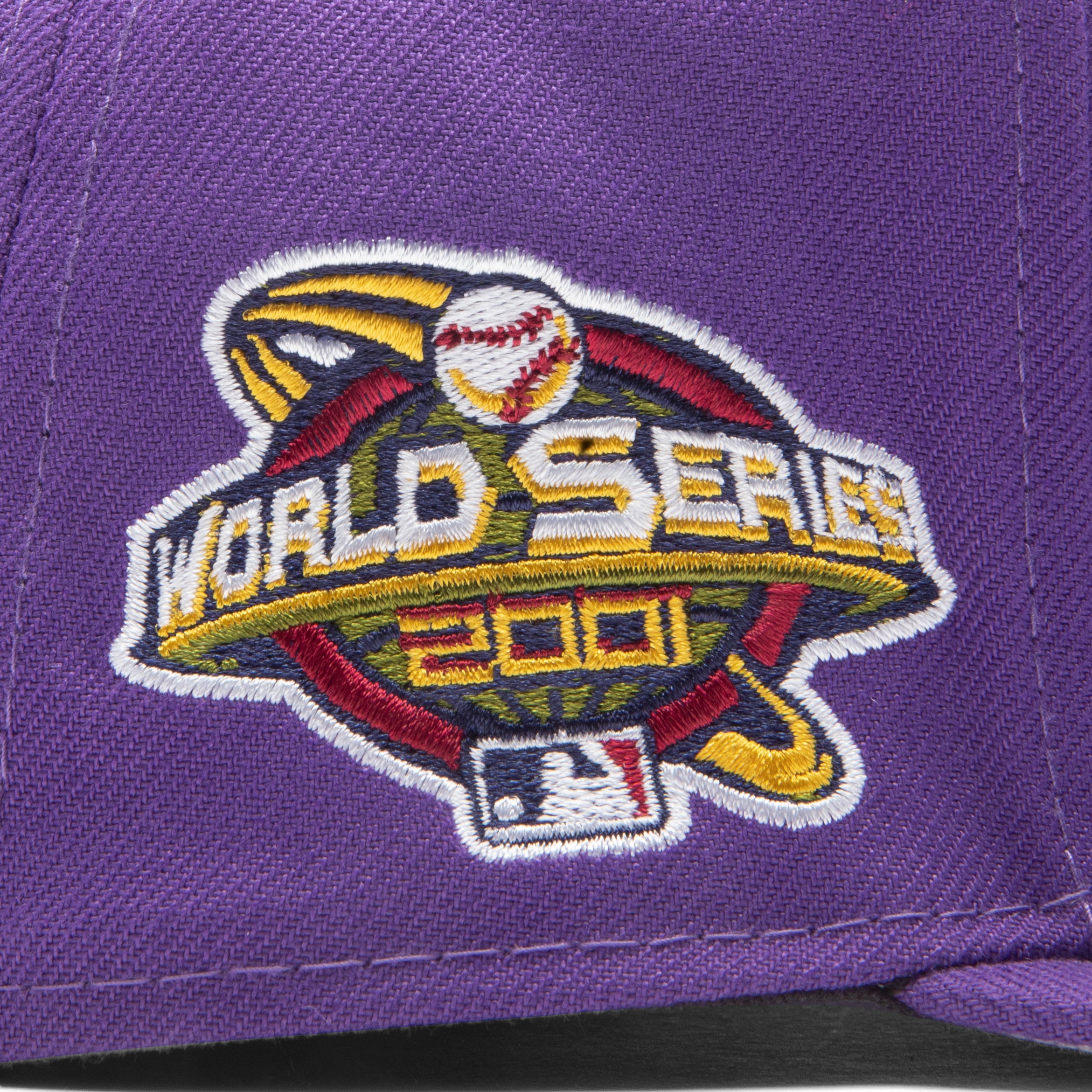 Arizona Diamondbacks Fitted New Era 59Fifty 2001 World Series A Logo Cap  Hat Purple