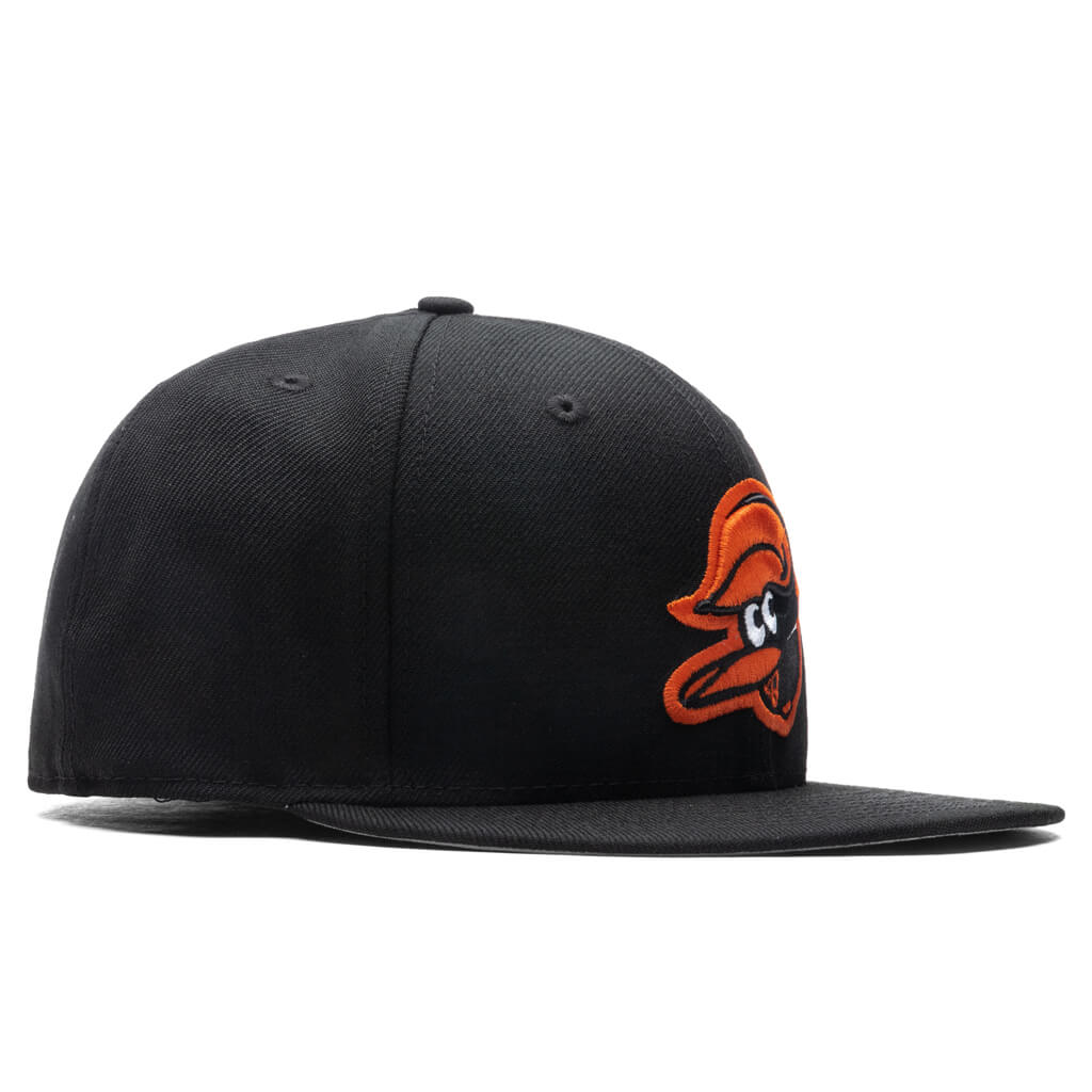 New Era Baltimore Orioles Upside Down 59FIFTY Fitted Hat Black