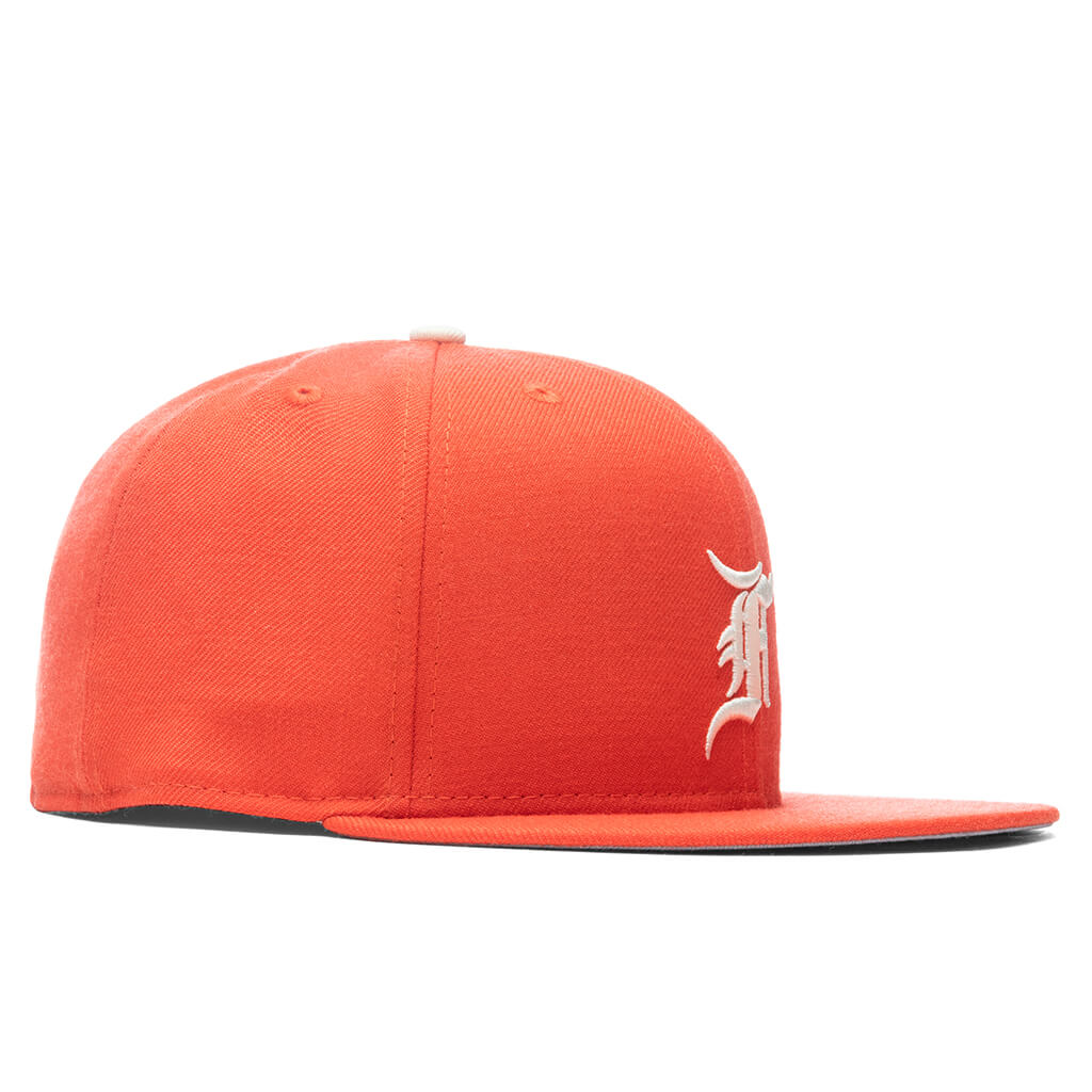 Men's New Era Cream/Orange Detroit Tigers 59FIFTY Fitted Hat