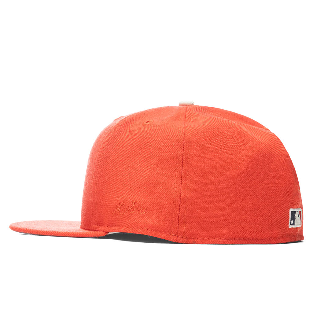 Shop New Era 59Fifty Essentials Fear of God Fitted Hat 60185368 orange