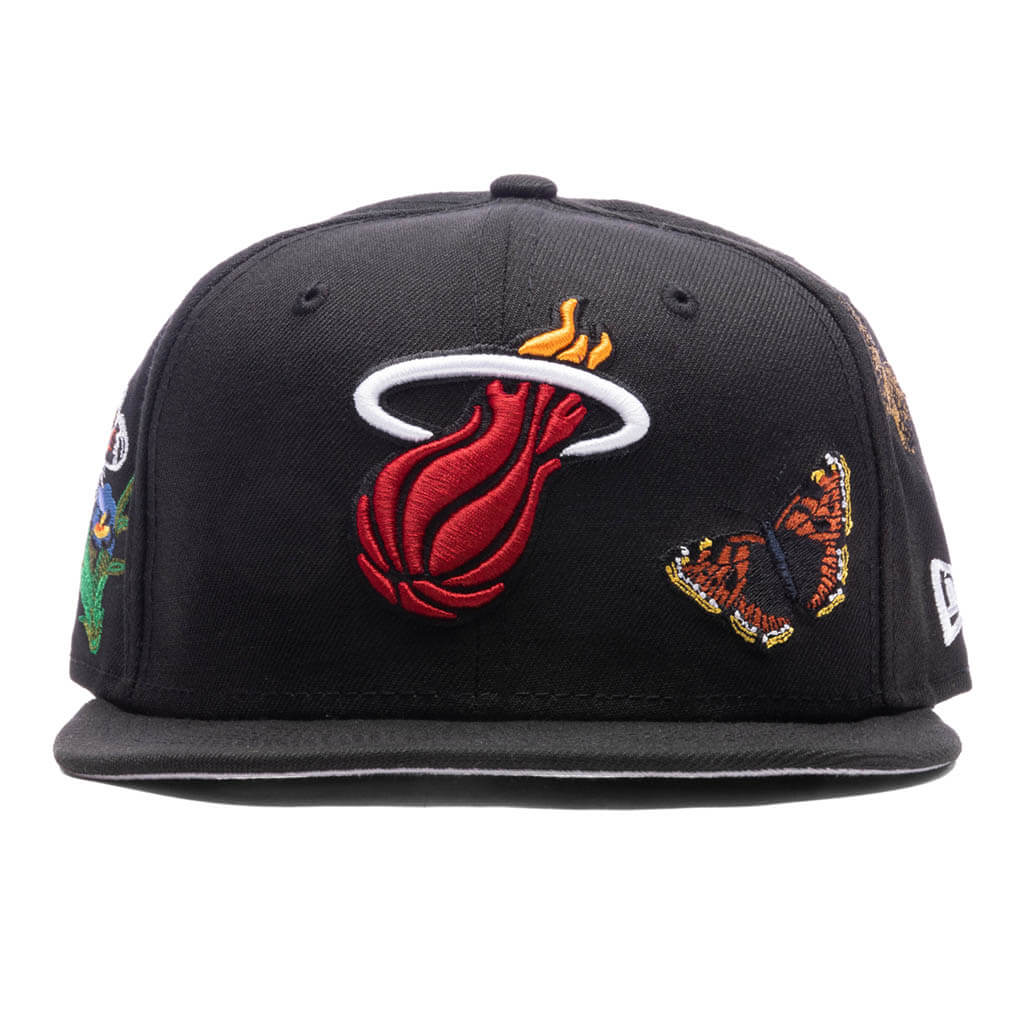 Chicago Bulls UPSIDE DOWN NBA CHAMP New Era 59fifty Fitted Hat (Black Sky  Blue Under Brim)