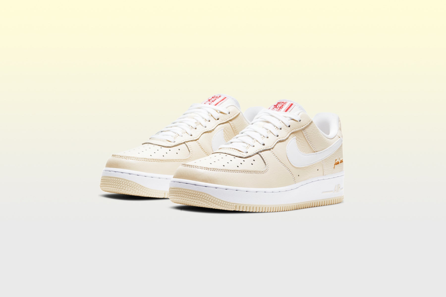 Air Force 1 '07 Premium - Coconut Milk/White/University Red â Feature