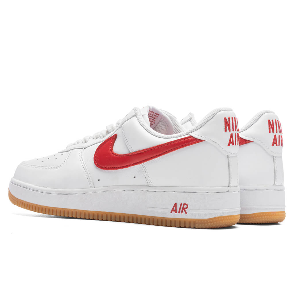 Air Force 1 Low Retro - White/University Red/Gum Yellow â Feature