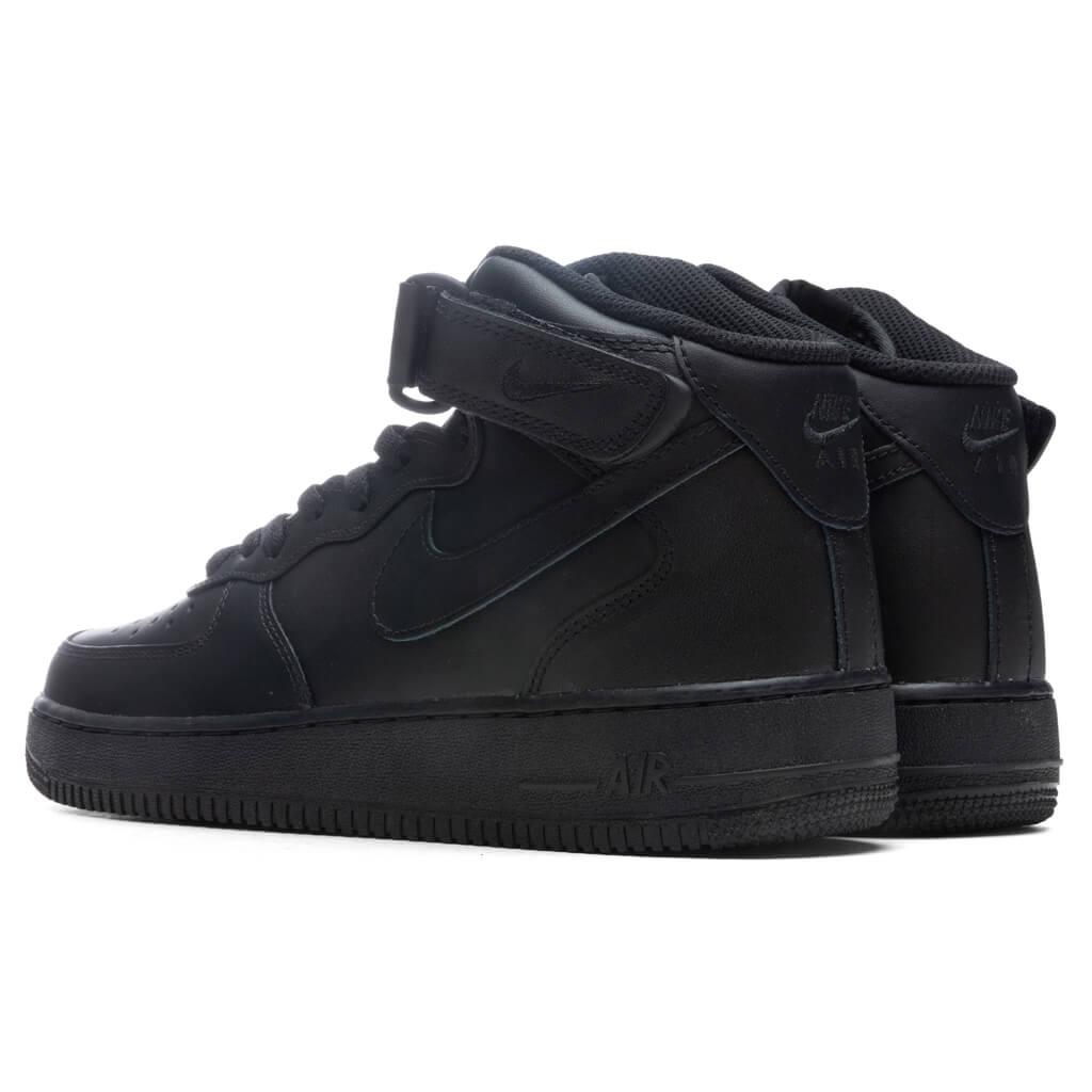 Air Force 1 Mid '07 - Black/Black â Feature