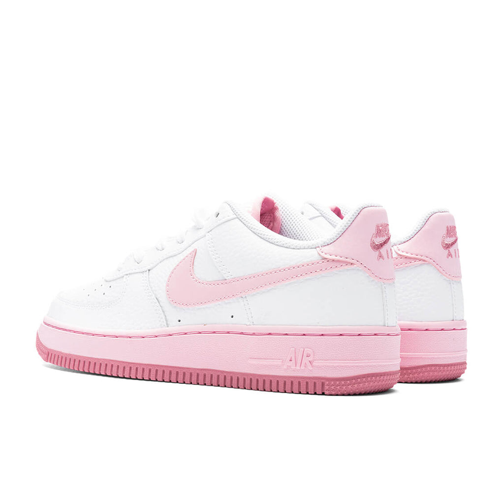 Nike Air Force 1 Shoes - Size 7Y - White / Pink Foam