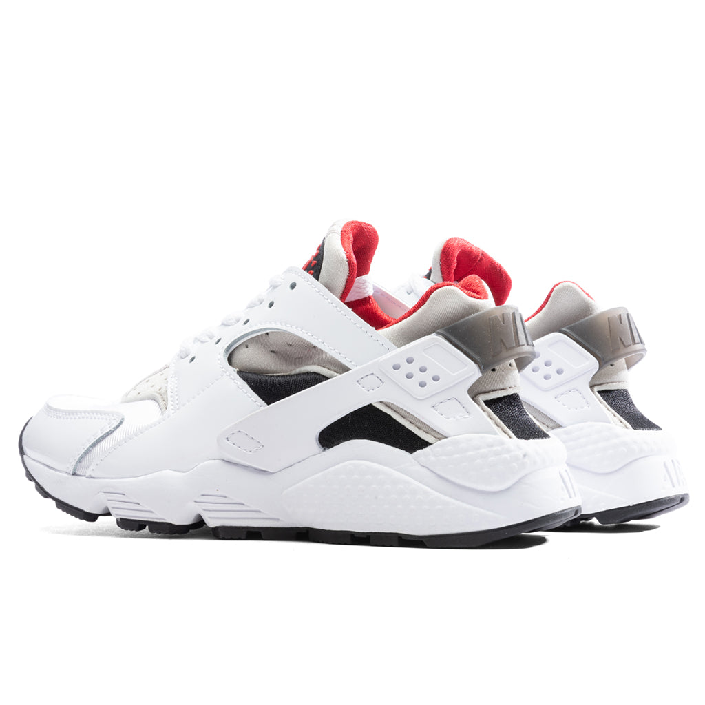 Air Huarache Women's - White/Black/Light Iron Ore/University Red â Feature